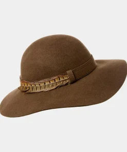 Alexis Feather Trim Hat