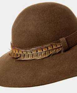 Alexis Feather Trim Hat