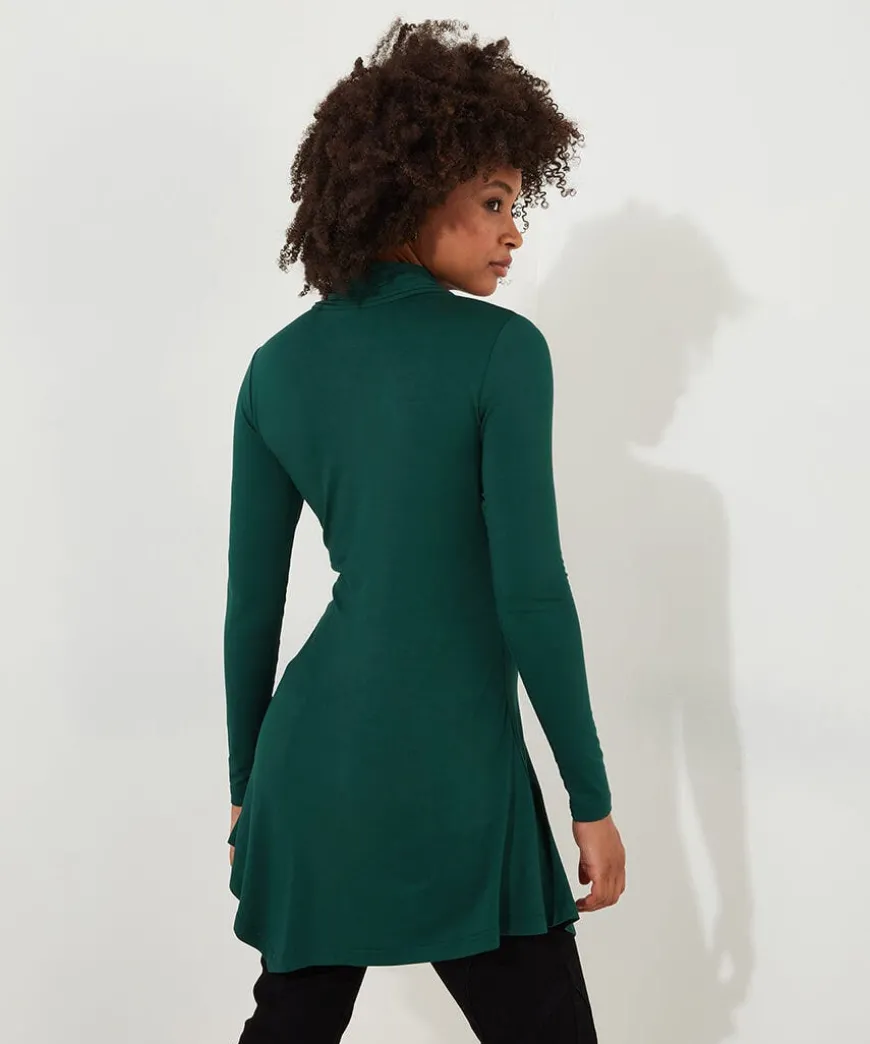 All New Button Jersey Tunic