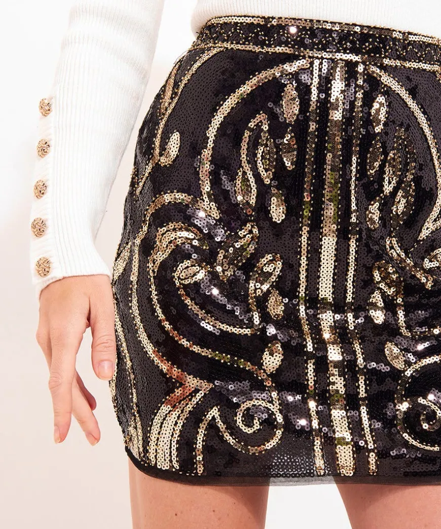 All The Sparkles Mini Skirt
