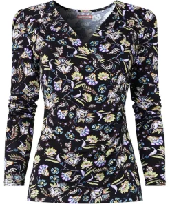Aria Jersey Wrap Top