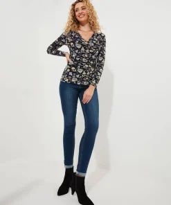Aria Jersey Wrap Top