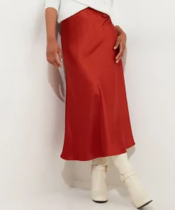 Autumn Days Satin Skirt