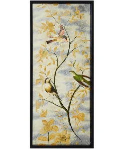 Autumnal Birds Pretty Printed Mirror