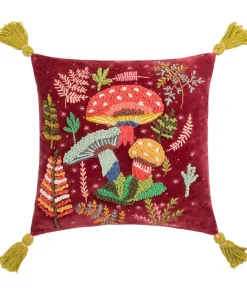 Autumnal Toadstool Tapestry Cushion