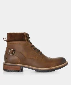 Aviator Borg Lined Oiled Boots