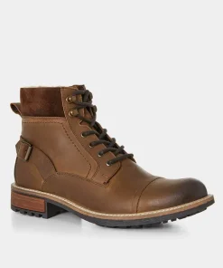 Aviator Borg Lined Oiled Boots