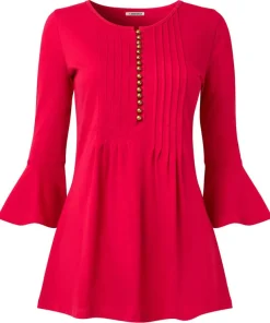 Beautiful Button Longline Jersey Top
