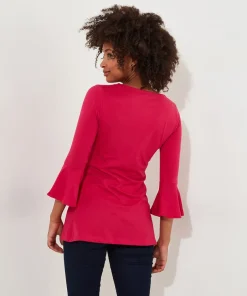 Beautiful Button Longline Jersey Top