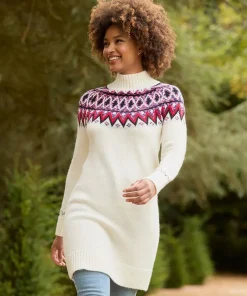 Beautifully Bright Knitted Jumper Dress
