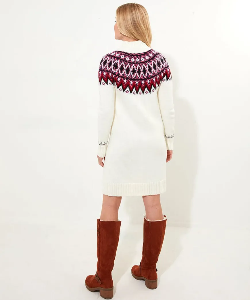 Beautifully Bright Knitted Jumper Dress