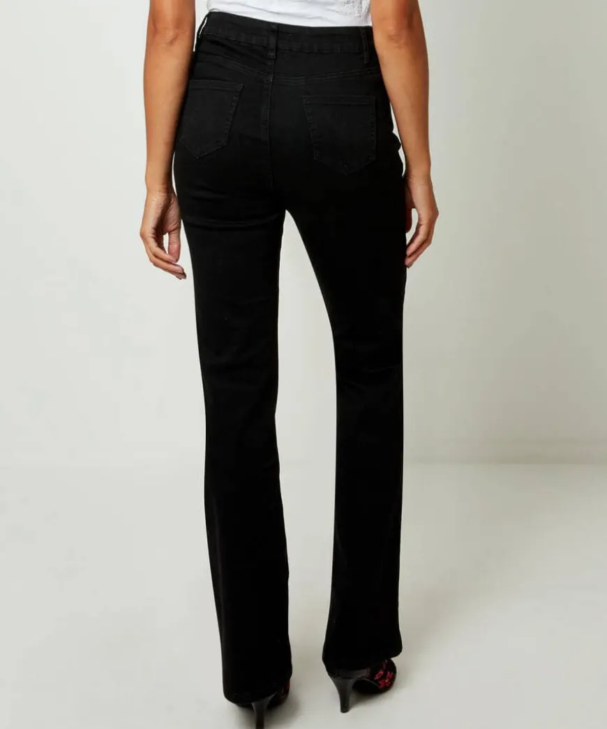 Black Bootcut Jeans