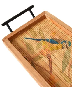 Blissful British Birds Bamboo Tray