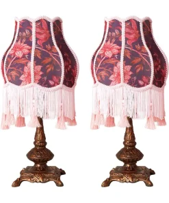 Bohemian Bloom Set Of 2 Table Lamps