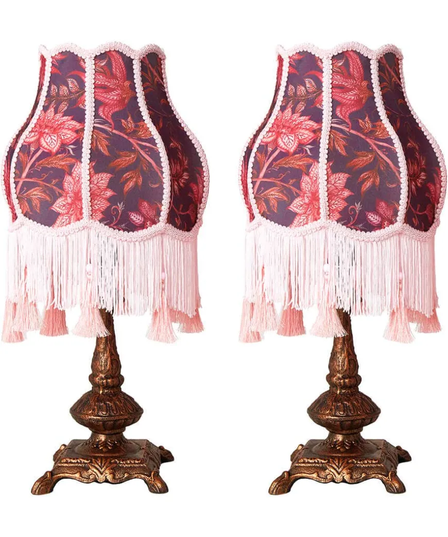 Bohemian Bloom Set Of 2 Table Lamps