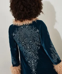 Boho Girl Embroidered Boutique Coat