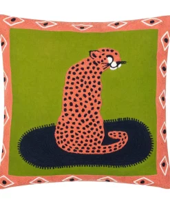 Bright And Bold Cheetah Cushion