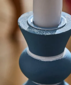 Brilliant Blue Candlestick Holder