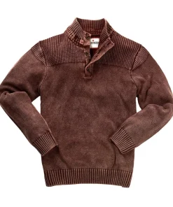 Carefree Washed Funnel Knit