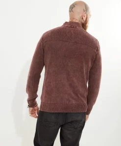 Carefree Washed Funnel Knit