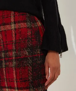 Charming Check Skirted Leggings