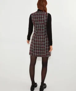 Check Pinafore Dress