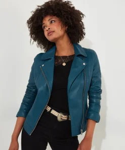 Classic Leather Biker Jacket