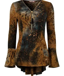 Connie Zip Top