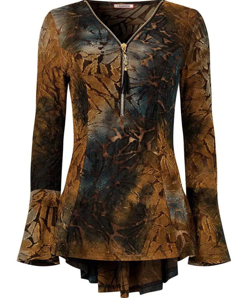 Connie Zip Top