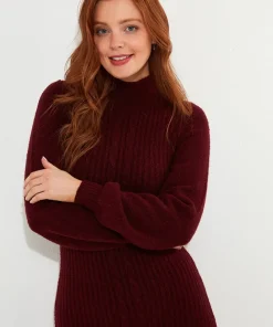 Cosy Cable Jumper Dress