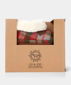 Cosy Check Slipper Bootees