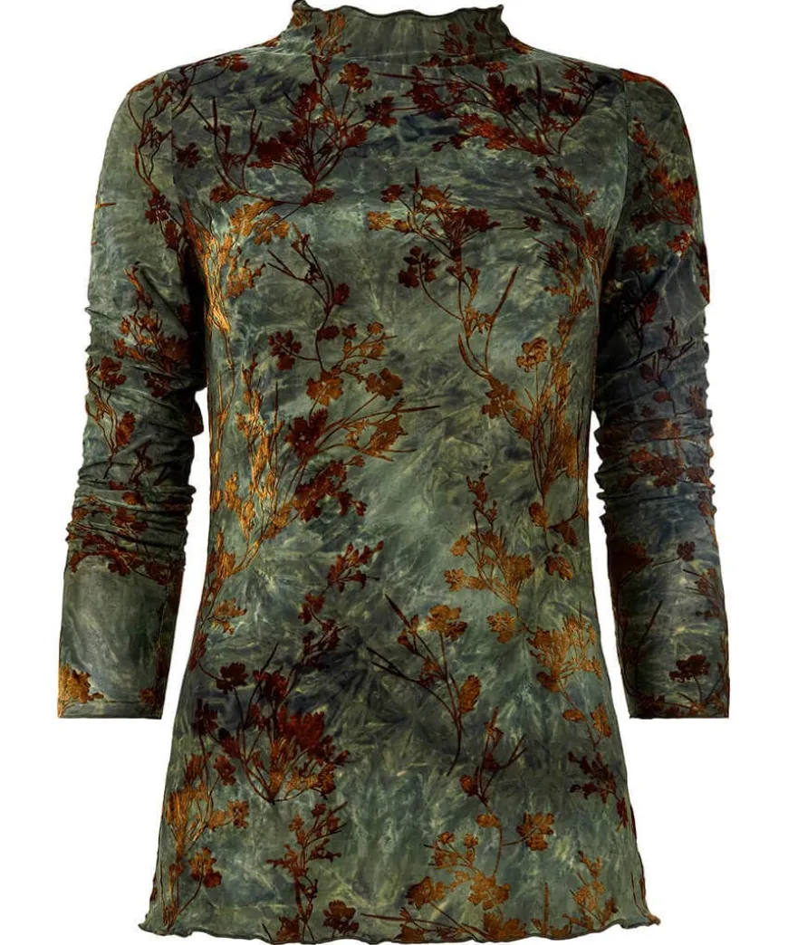 Danielle Flocked Top
