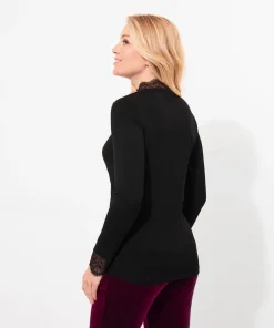 Darcie Lace High Neck Top