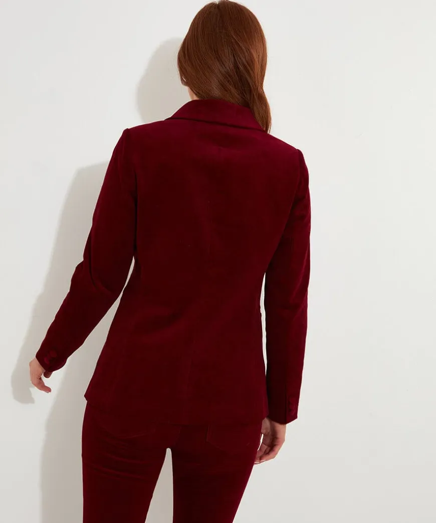 Double Breasted Cord Jacket