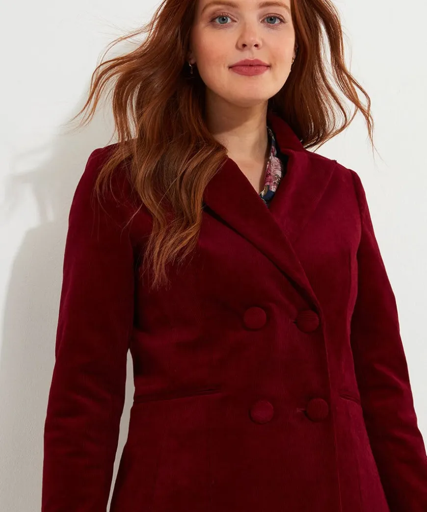 Double Breasted Cord Jacket