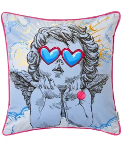 Dreamy Cherub Reversible Cushion