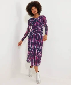 Elsa Printed Mesh Dress