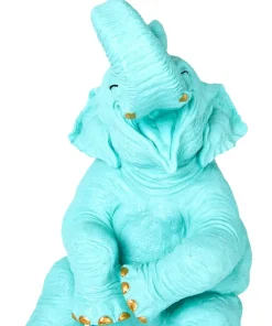 Enchanting Laughing Elephant Figure