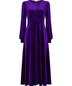 Etta Velour Dress