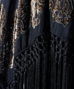 Evening Paradise Devore Poncho