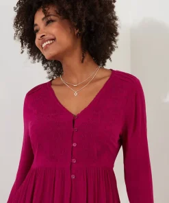 Ever So Pretty Embroidered Tunic Top