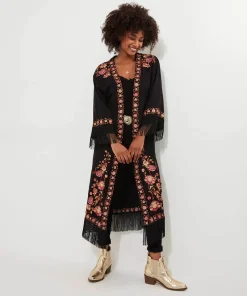 Exquisite Embroidered Kimono