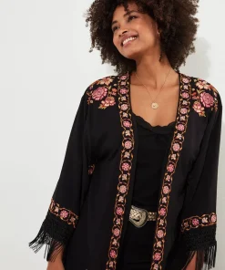 Exquisite Embroidered Kimono