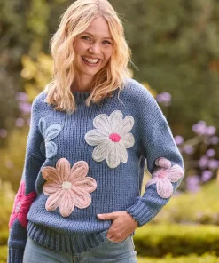 Fabulous Floral Applique Jumper