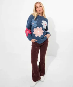 Fabulous Floral Applique Jumper