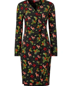 Fabulously Festive Jersey Dress