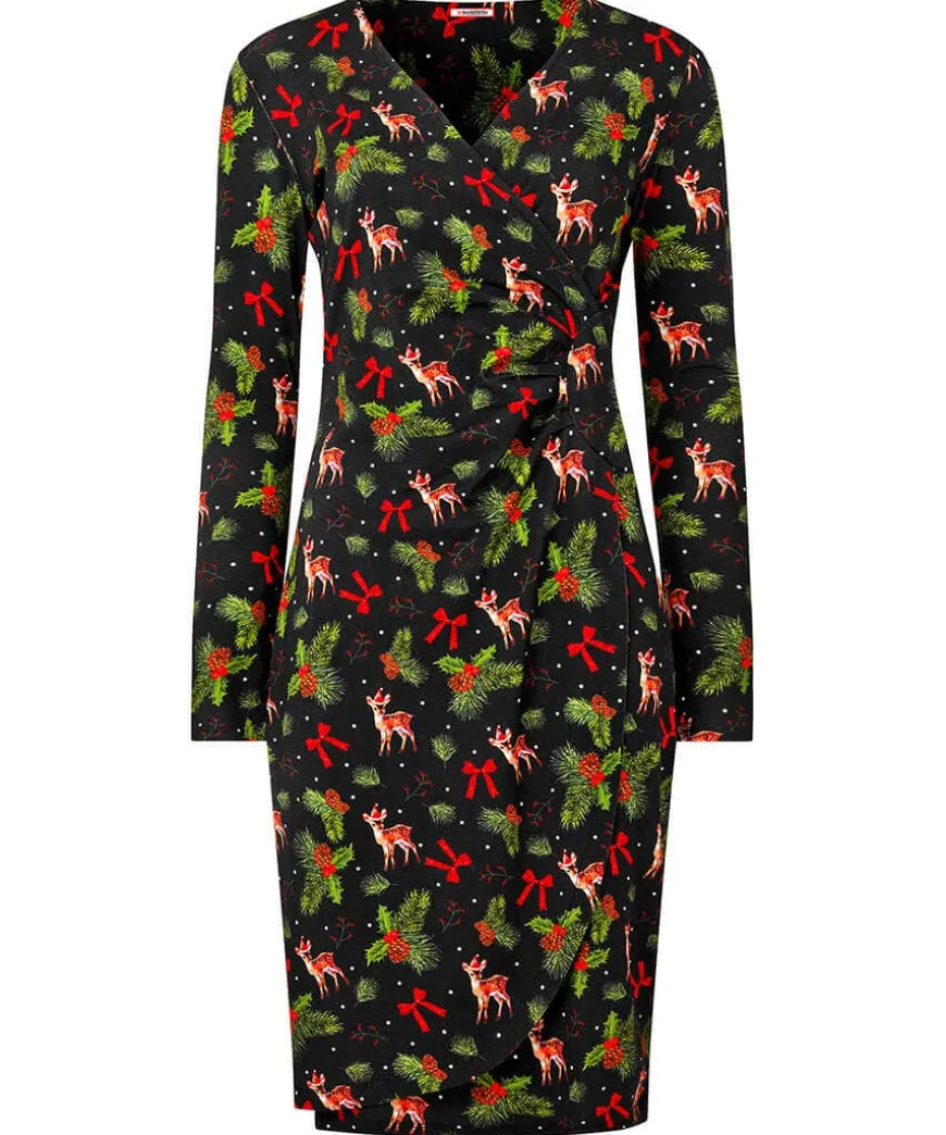 Fabulously Festive Jersey Dress