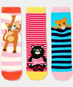 Feline Good Cat Odd Socks
