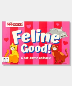 Feline Good Cat Odd Socks