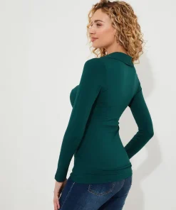 Forest Twist Front Top